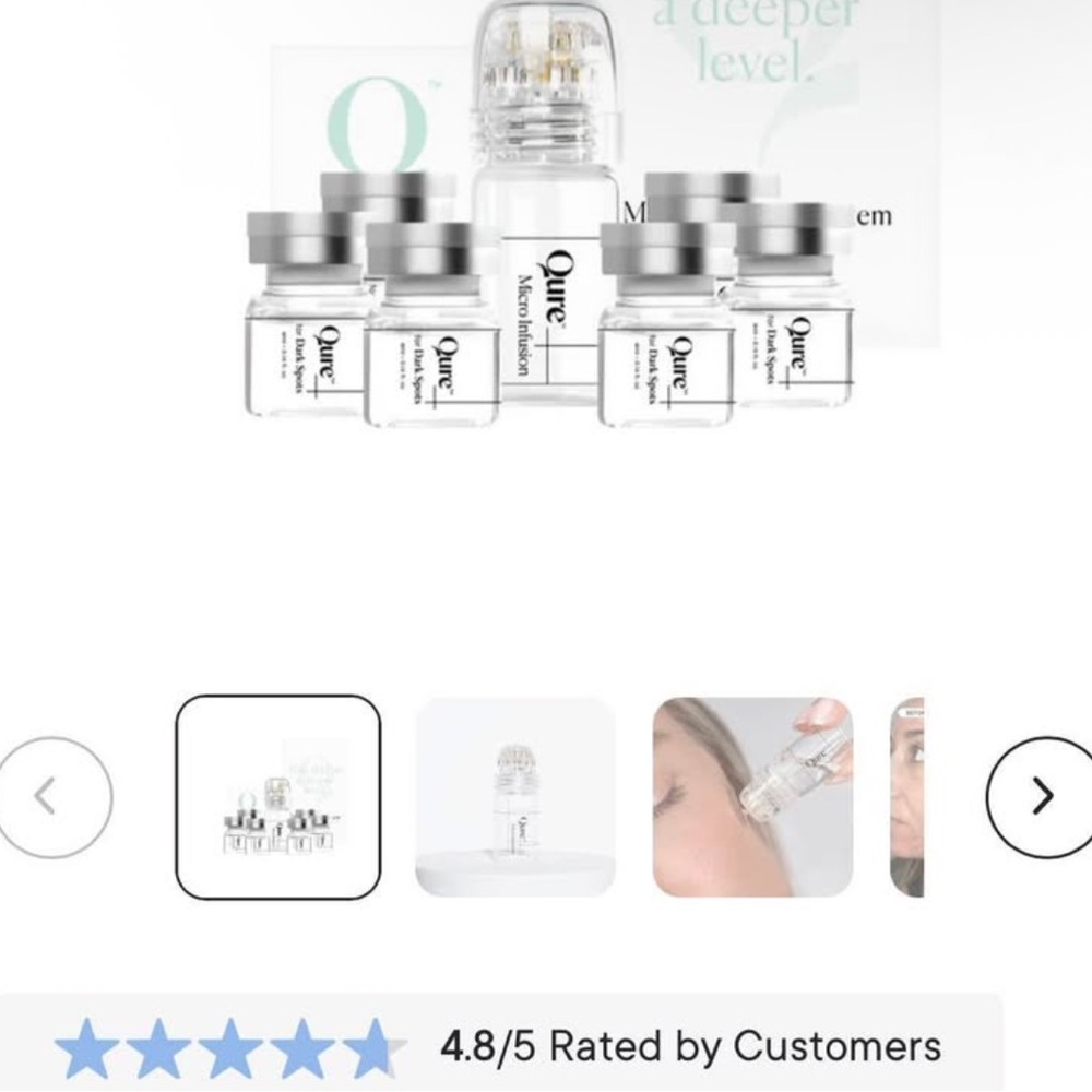 NEW Qure Micro-needling Infusion + Extra Skin Serums Set